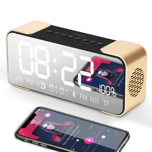 Bluetooth speaker subwoofer alarm clock