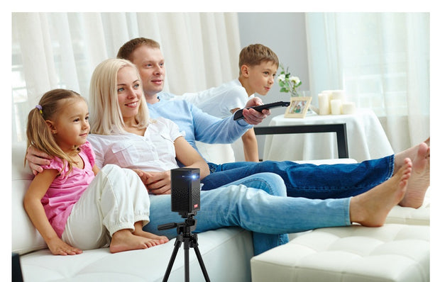 Projector Home Outdoor Music Black Smart