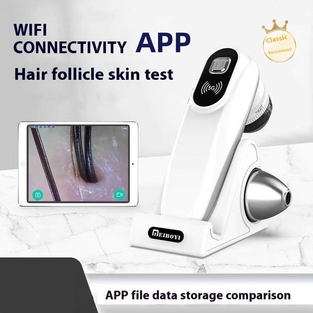 Smart Skin Detector Wireless WIFI Hair Follicle Scalp Tester