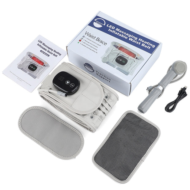 Rechargeable Vibrating Red Light Warm Waist Support