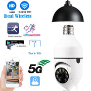 Bulb Type Surveillance Camera Home